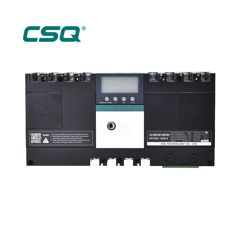 new mcb ac cb class 63a 125a automatic transfer switch ce 4p 3phase double power atse changeover switch manufacturer