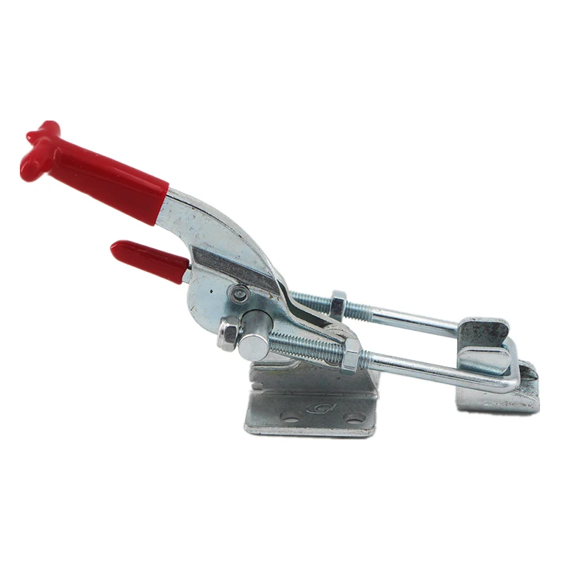 Hot Sale GTY-431S Latch Handle Toggle Clamps With Self Lock Device Horizontal U-Hook Clamp With Lock Plus,300KGS Capacity