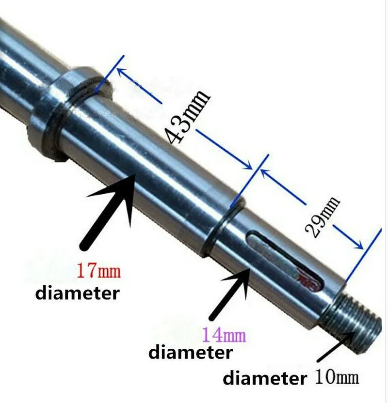 EDM Wire Drilling Parts Special Copper Nut  Baton Rod Machine 20*1*410/375mm Milling Accessories