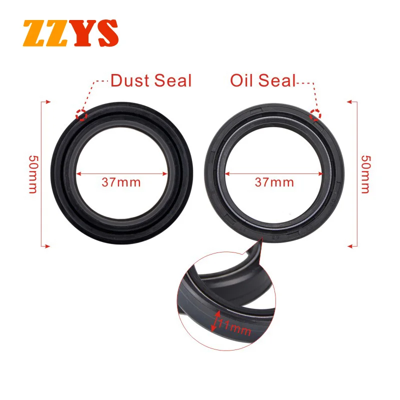 37x50x11 Fork Damper Oil Seal 37x50 Dust Cover Lip For Honda CB300 CB500 CB550 CB650 CB750 SC Nighthawk 750 650 550 CB900 CB1100