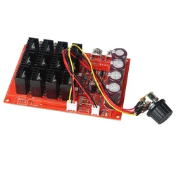 10V-50V 60A DC Motor Speed Controller PWM HHO RC Speed Control 12V 24V 48V 3000W MAX Voltage Regulator High Power Drive Module