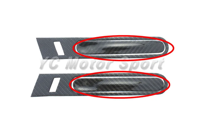 Car Accessories Dry Carbon Fiber Moulding Trim Fit For 2008-2014 R35 GTR CBA DBA Outer Door Handle Surround