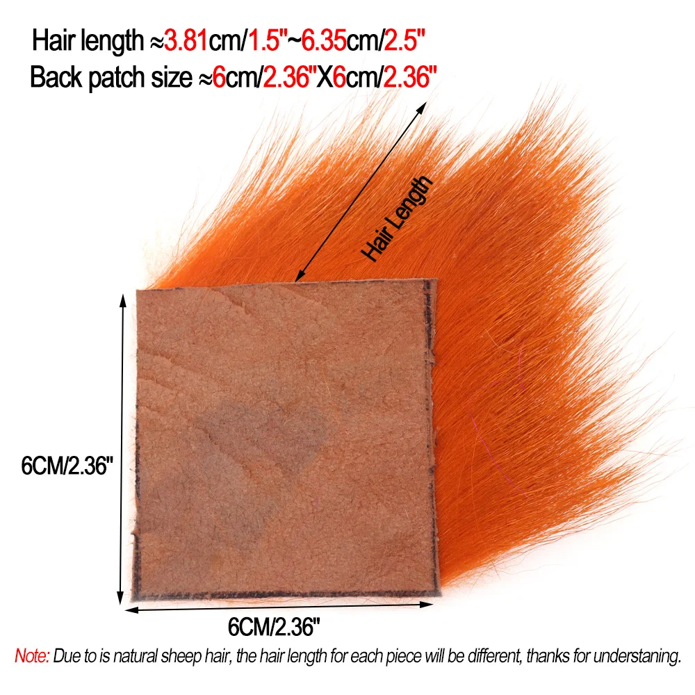ICERIO Pelo Natural de Cabra – Materiales para atar moscas - imagen 5