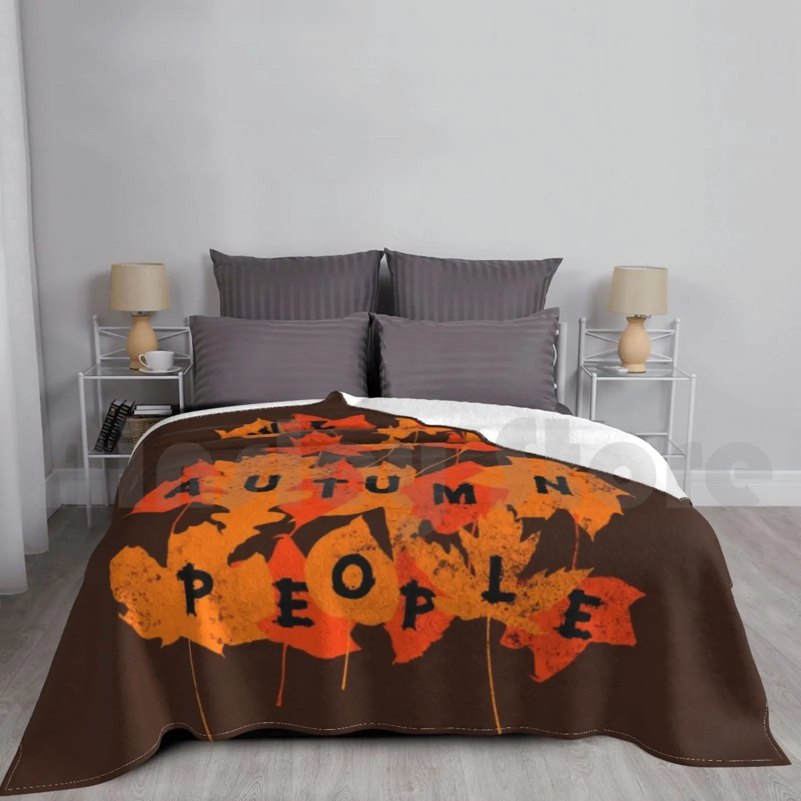 We Are The Autumn People Blanket Fashion Custom Halloween Spooky Creepy Chadsavage Chad Savage