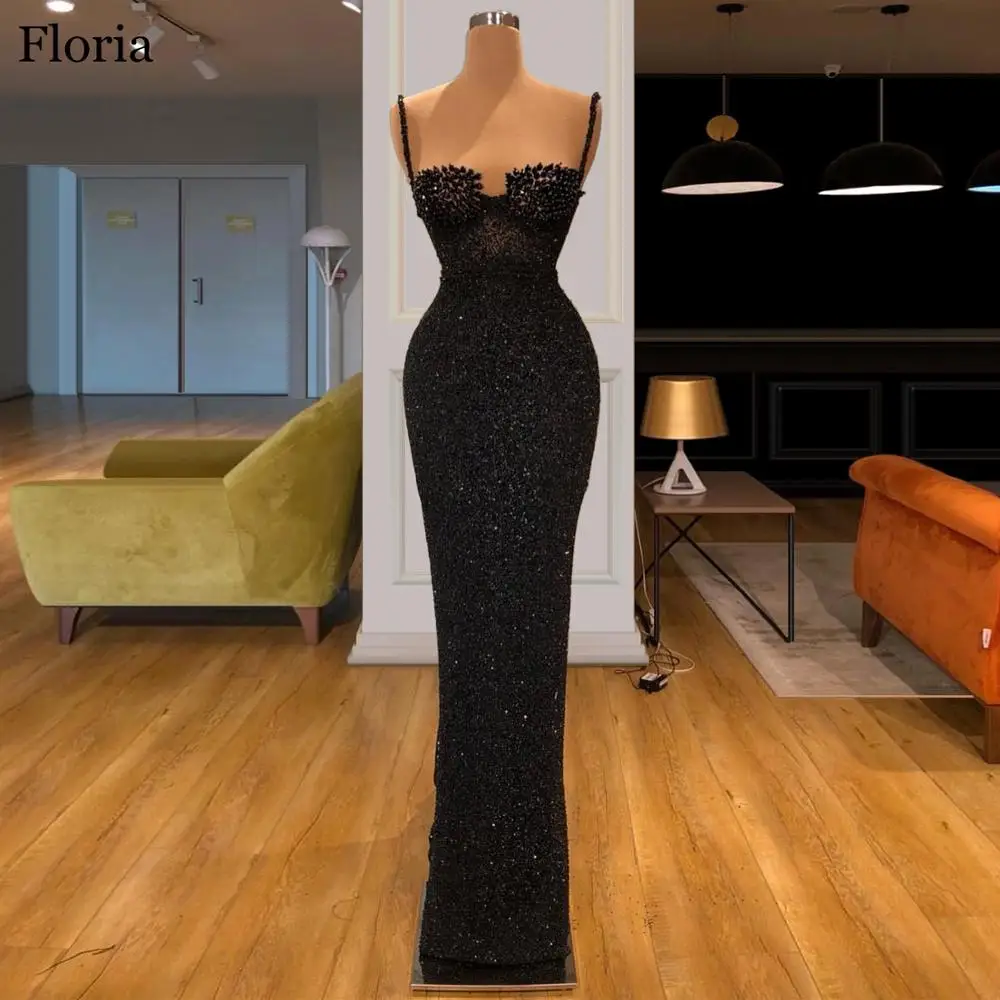 

2020 New Black Sequin Cocktail Dress Mermaid Long Sexy Prom Dress Women Dance Party Gowns вечернее платье Robe De Soiree Custom