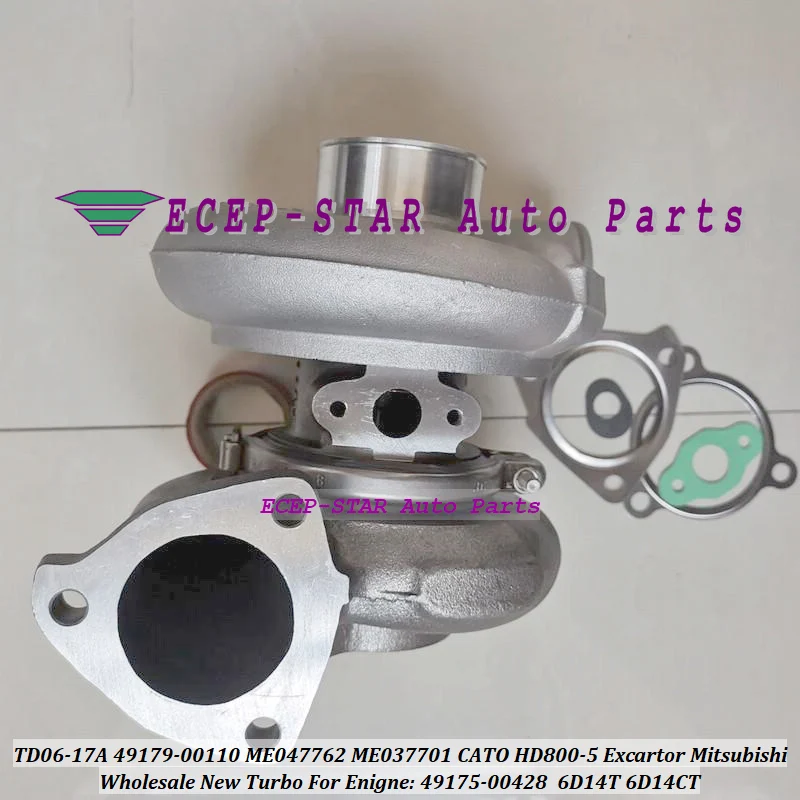 Turbo TD06-17A 49179-00110 ME037701 Oil For Mitsubishi Fuso Truck Komatsu SK07-2 Kato HD770SE 880SE Excavator 6D31T 6D14T