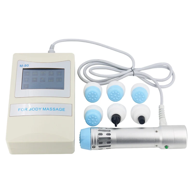 M80 Electromagnetic Shock wave physiotherapy equipment focused extracorporeal shock wave portable beauty equipment 100-240V