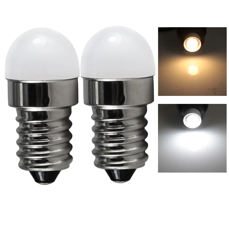 

Mini E14 Led Bulb Ac Dc 12v 24v 60v 1.5W Small Milky Shell Pendant Fridge Refrigerator Light 12 24 60 Volt Spotlight Candle Lamp