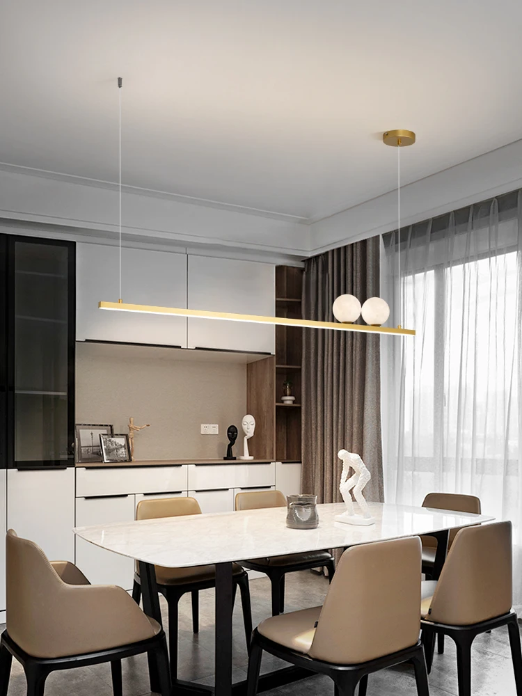 

Dining Room Chandelier Nordic Light Luxury Style Creative White Ball Pendent Lamp Modern Personality Simple Magic Bean Bar Lamp