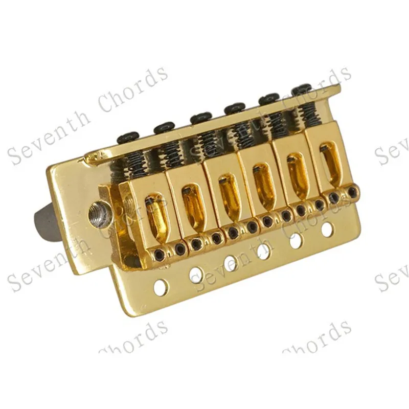 Ein Set Gold 6-Saiten Vintage Saddle Tremolo Bridge System mit Whammy Bar für E-Gitarren-Zubehörteile – Detail 4