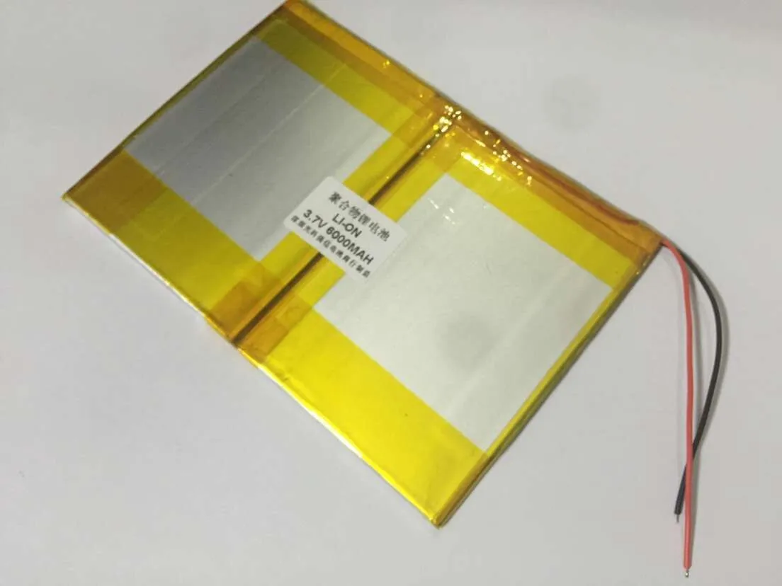 Brand new 3.7V polymer lithium battery 3096140 6000mAh tablet pc mobile power circuit with protection board