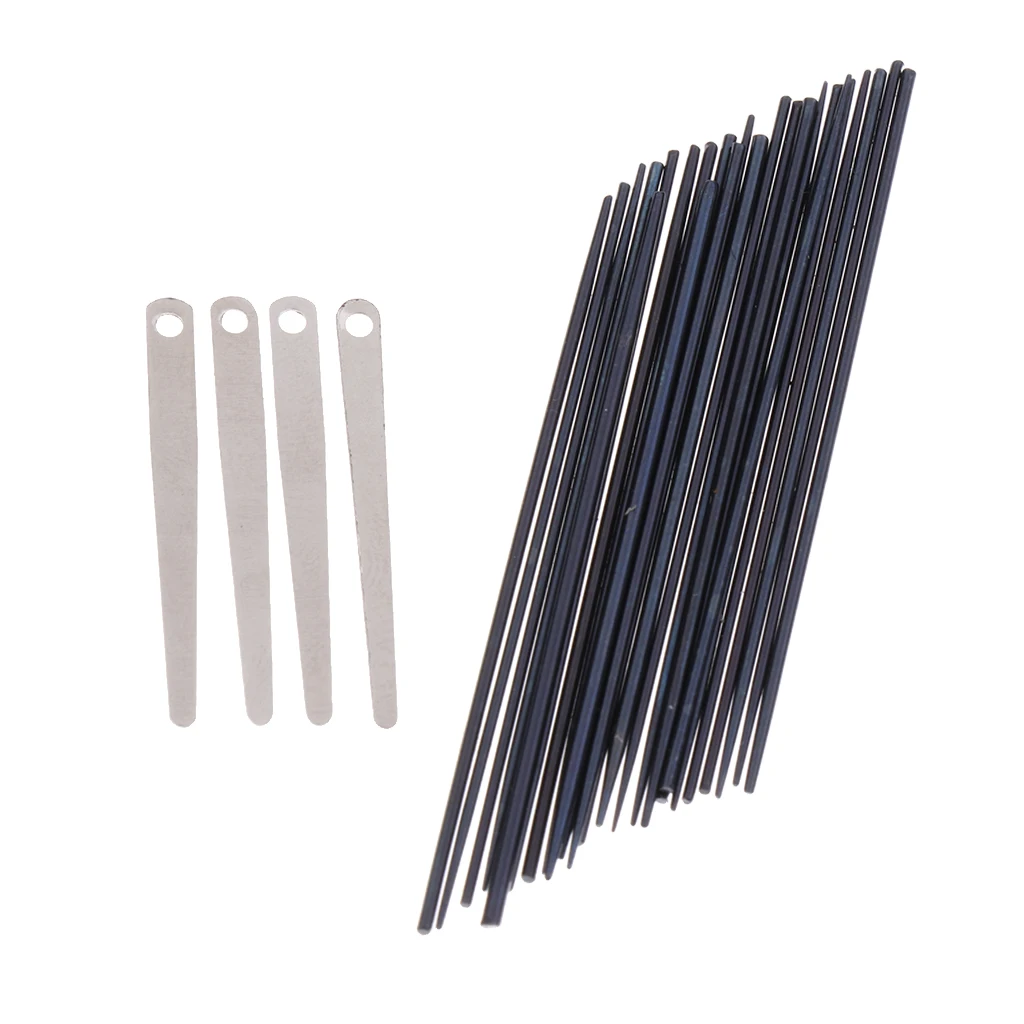 Durable 1 Set Metal Leaf Springs+Spring Needles For Saxophone Replacement Parts