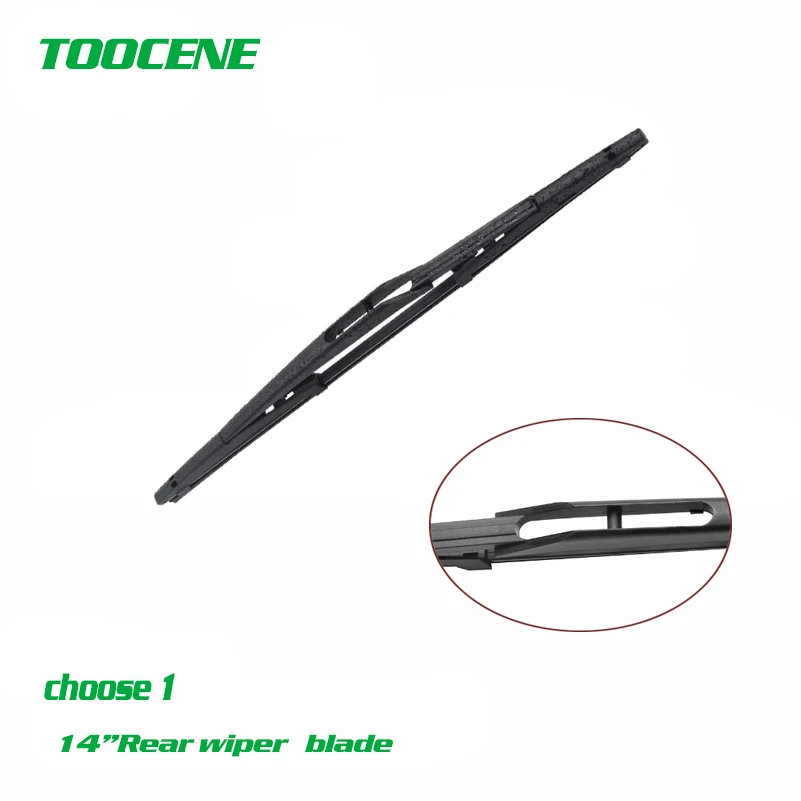 Front And Rear Wiper Blades For Citroen Nemo 2008 Onwards  Rubber Windscreen Windshield Wipers Auto Car Accessories 26+19+14