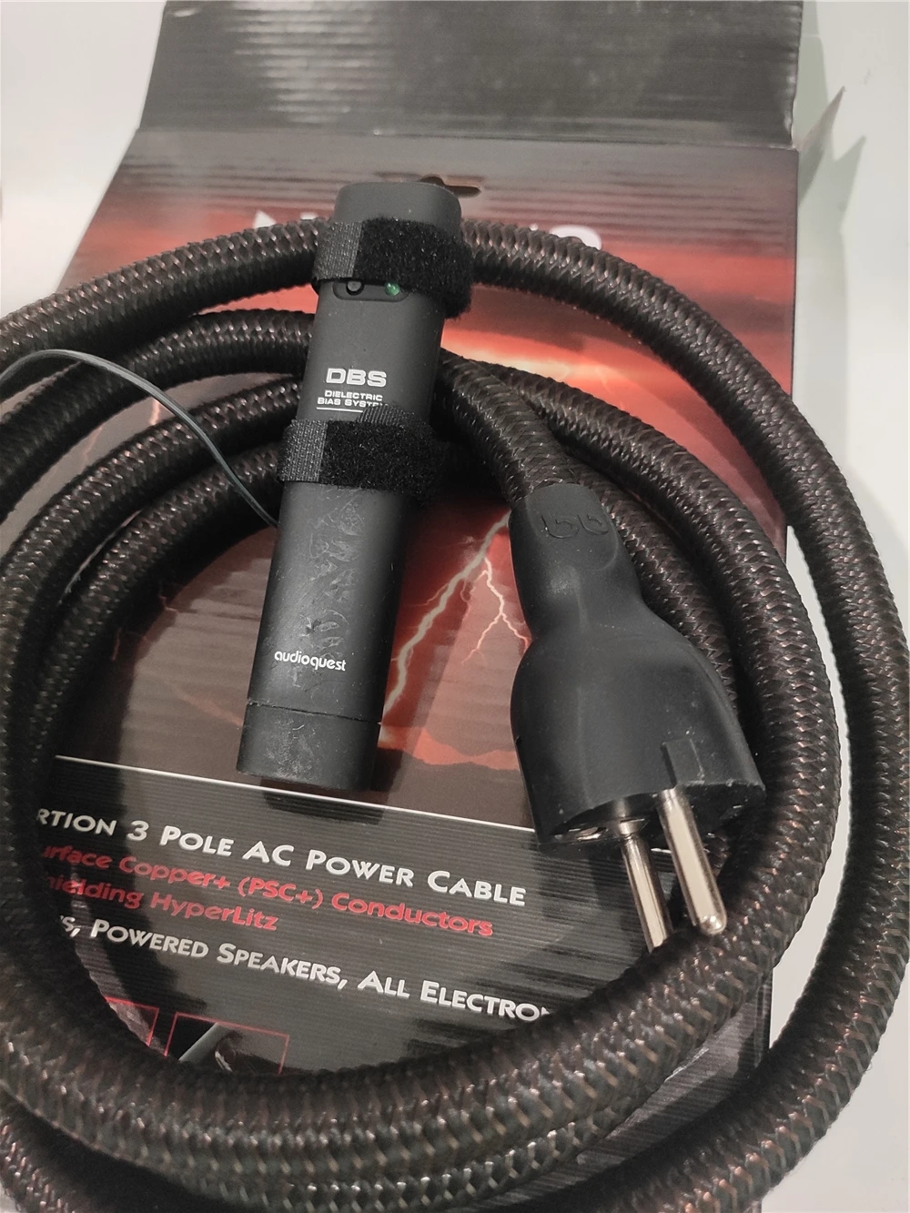 Audiophile NRG-10 Power Cable 6 ft/1.8M 72V DBS with Original box US & EU AC Plug