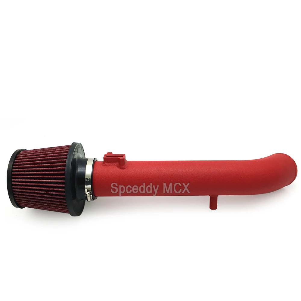 Spceddy Car Sport Cold Air Intake Stystem High Quality High Flow Air Filter Kit With Red Air Intake Pipe Fit For Nissan 350Z