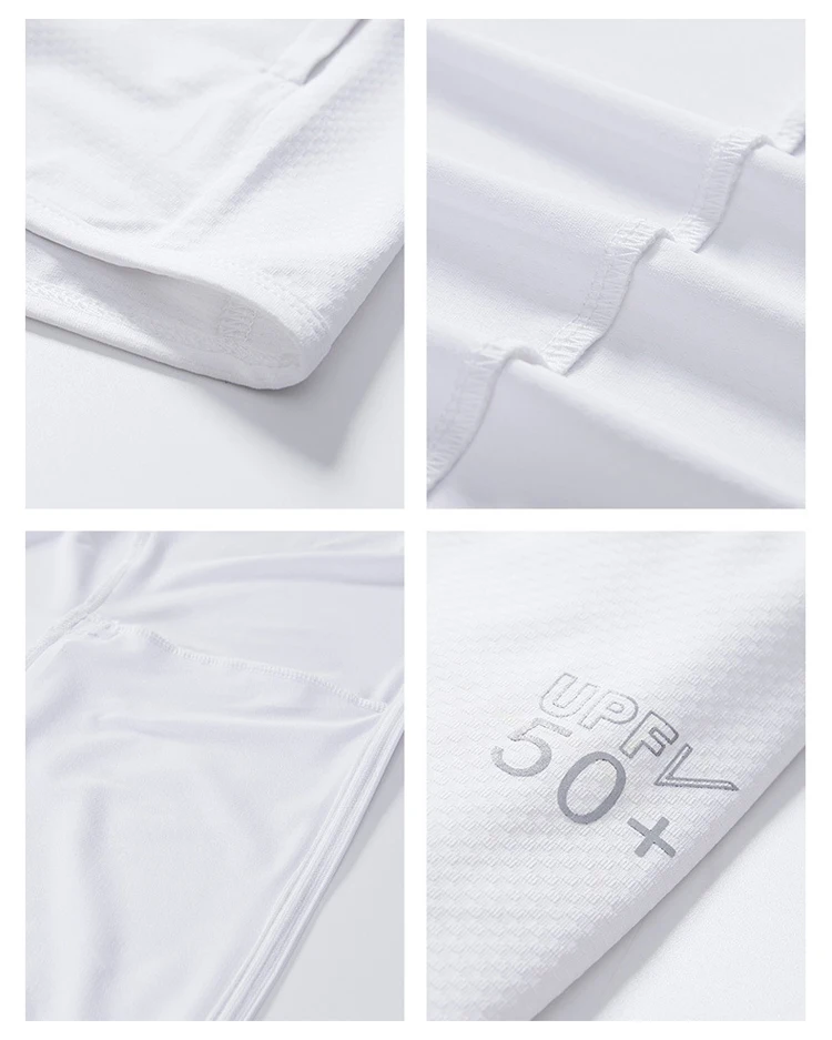 TRVLWEGO Sommer Frauen Männer Angeln Hemd UV Proof Mantel Schnell Trocknend Dünne Sonnencreme UPF50 + Outwear Mit Kapuze Radfahren Strand Kleidung – Detail 13
