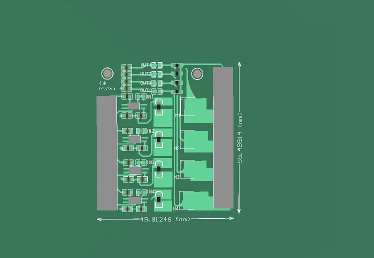 4-8 Channel MOS Tube / FET Module PLC Amplifier Board / Drive Module Optocoupler Isolation DC