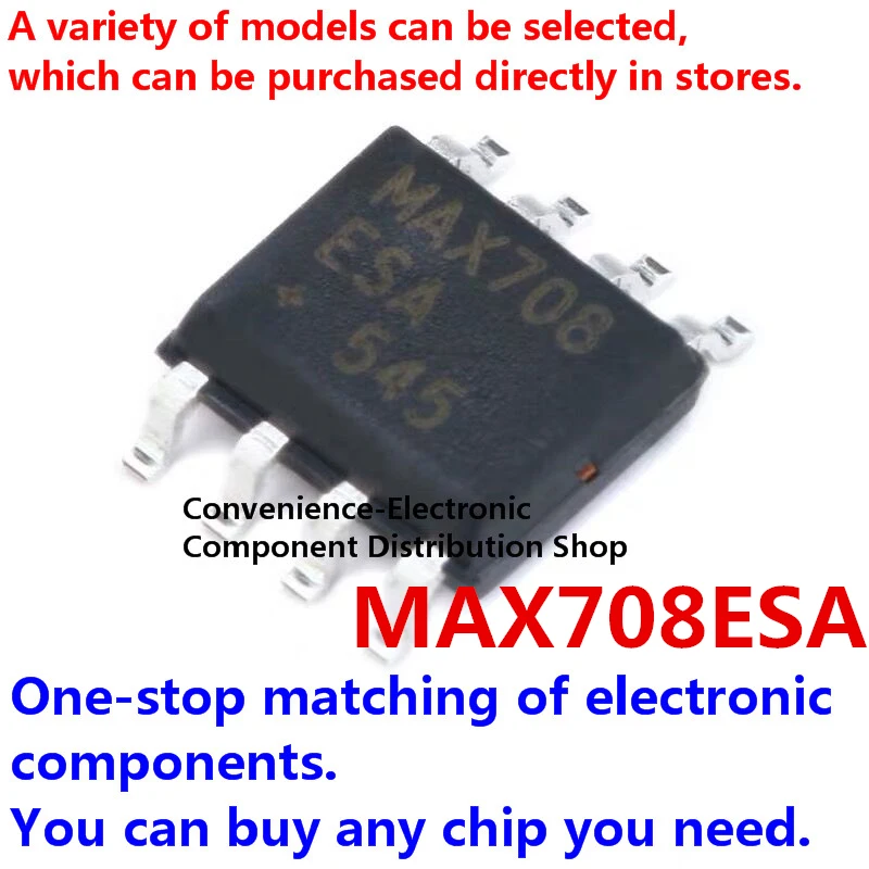 5PCS/PACK MAX708 708ESA SMD Patch MAX708ESA SOIC-8 MCU monitoring chip IC