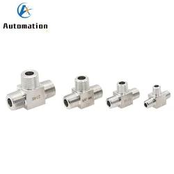 1pcs T Type conversion high pressure Fittings 1/8