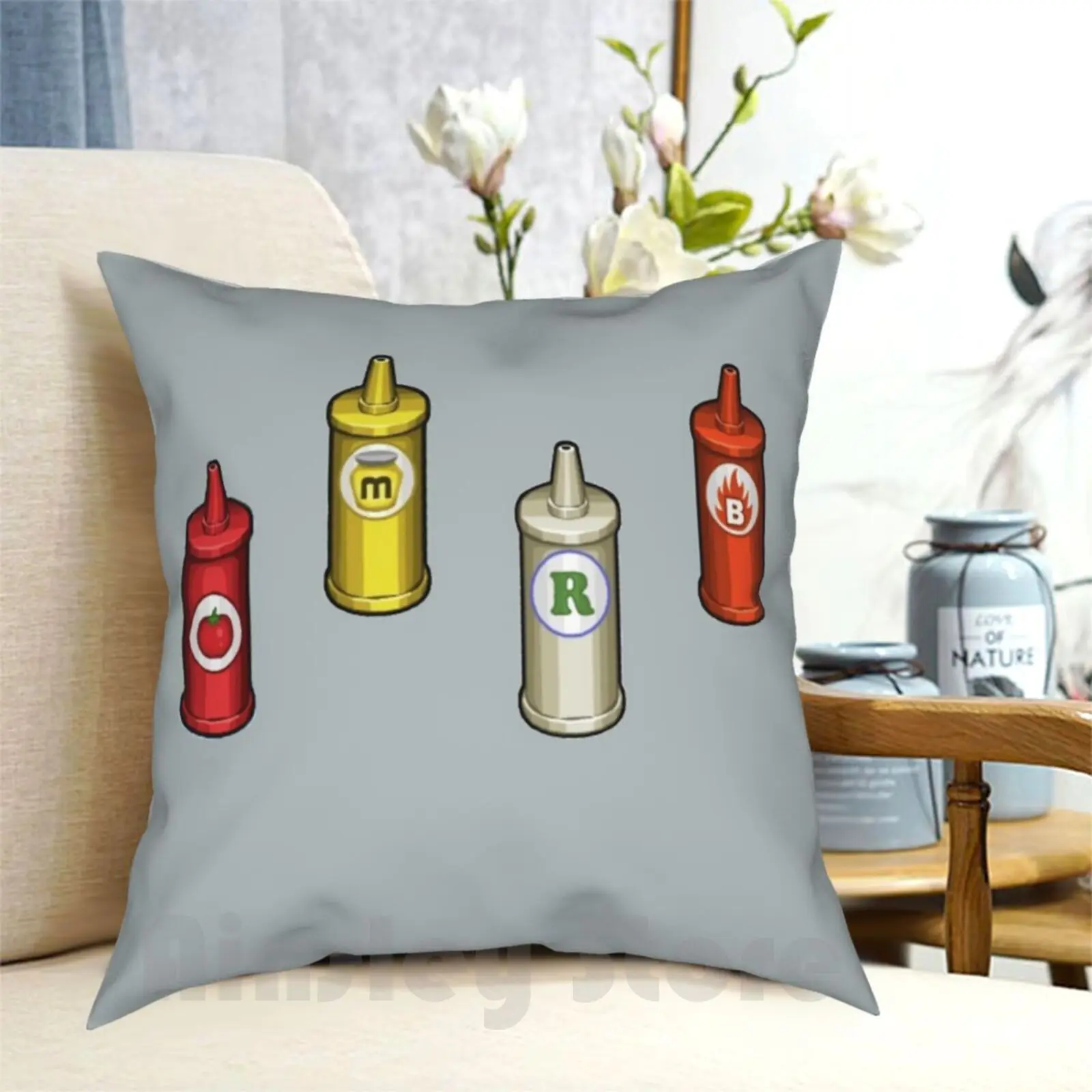 

Papa Louie Sauce Pack Pillow Case Printed Home Soft DIY Pillow cover Pack Pack Small Cheap Funny Cool Games Video Game