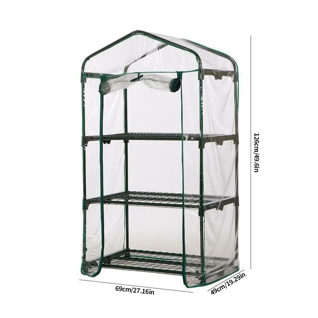 Garden Greenhouse Cover Transparent Waterproof Heat Retaining Shield Multiple Wear-resistant Protective Growth Shields