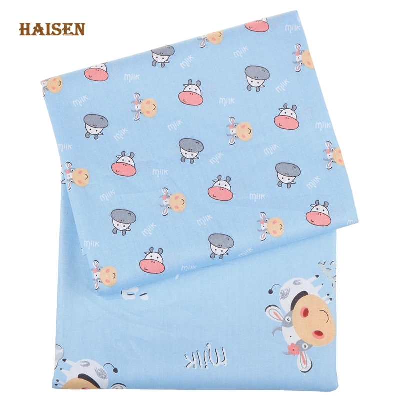 8pcs/lot,Cartoon Series Twill Printed Cotton Fabric Patchwork Twill Squares Cloth DIY Sewing&Quilting Doll Crafts Set Material