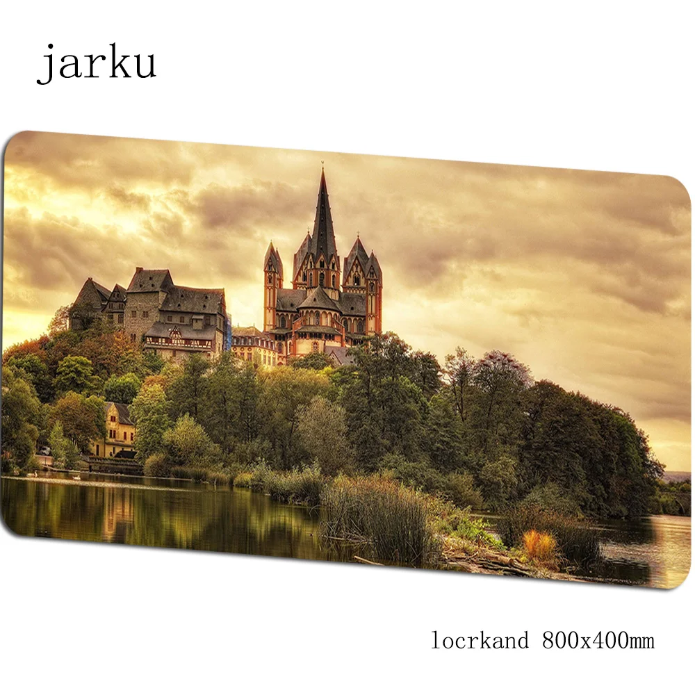 Cathedrals mouse pad gamer 800x400x3mm notbook mouse mat Fashion gaming mousepad large HD pattern pad mouse PC desk padmouse