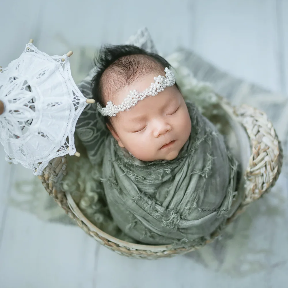 Bayi Baru Lahir Fotografi Alat Peraga Selimut Foto Bayi Foto Menembak Foto Latar Belakang Selimut Wrap Swaddling