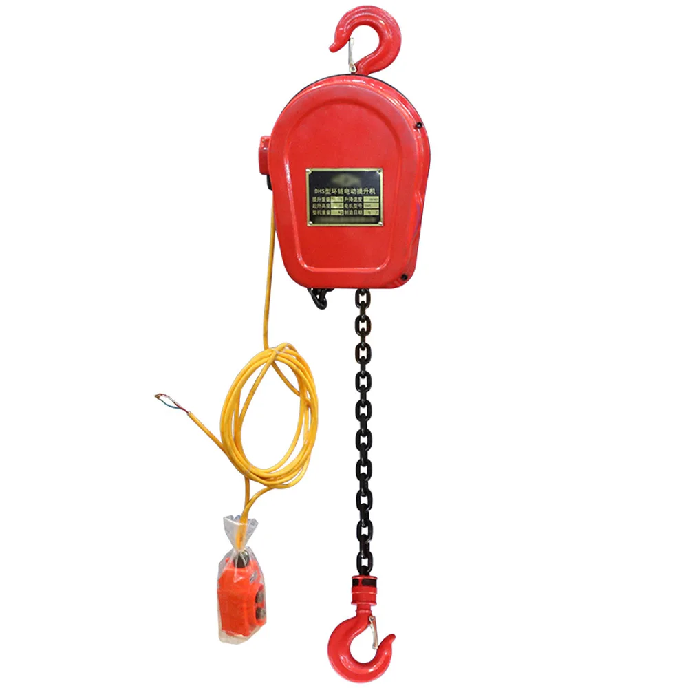 Electric chain hoist 380v 220v 1 ton crane suspension remote control small crane hoist