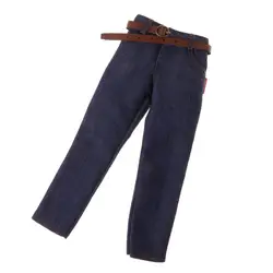 1/6 soldier clothing pants Classic jeans Suitable for 12-inch soldiers With a belt