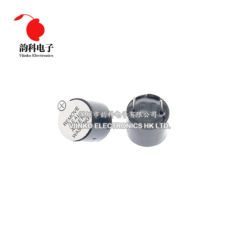 10pcs 3v 5v 12v Active Buzzer Magnetic Long Continous Beep Tone 12*9.5mm Integrated