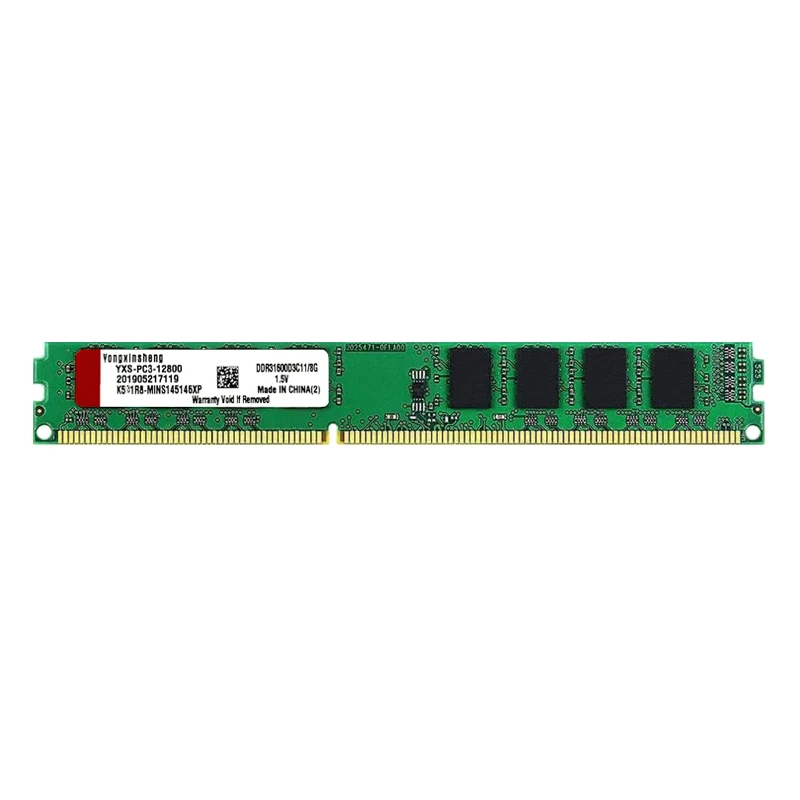 8GB DDR3 1333MHZ 1600MHz Desktop memory RAM PC3-10600 PC3-12800 DIMM RAM 240Pin 2RX8 1.5V Non-ECC Unbuffered Memory RAM