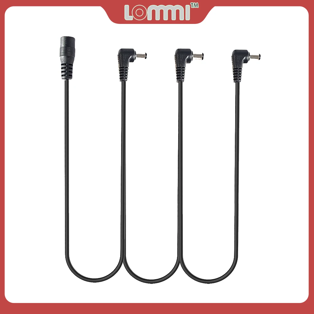 LOMMI 3 6 8 11 Way Daisy Chain Cable For Electric Guitar Effect Pedal Power Cord Lead For BOSS MOEN MOOER MOEN IBANEZ FULLTONE