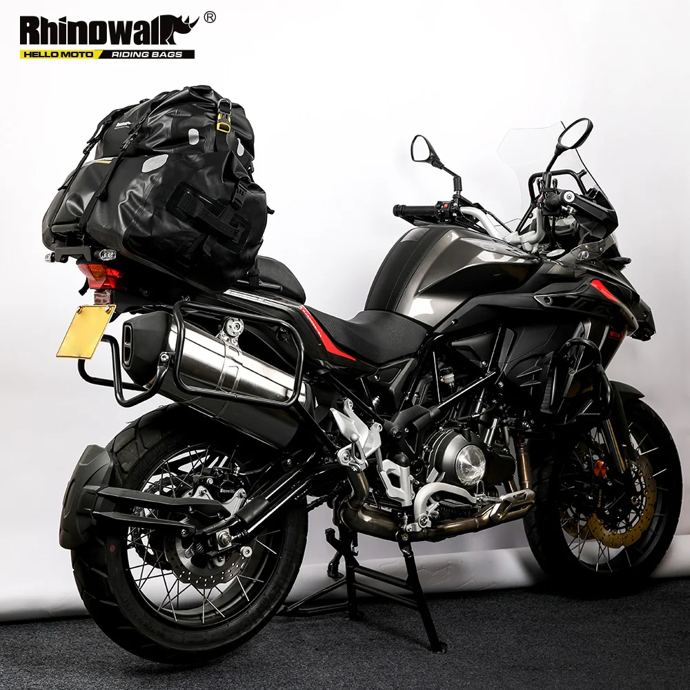 Rhinowalk 65L Motorcycle and Cycling Waterproof Bag Durable Large Capacity Motorcycle Dry Duffel Bag for Travel Hiking Camping