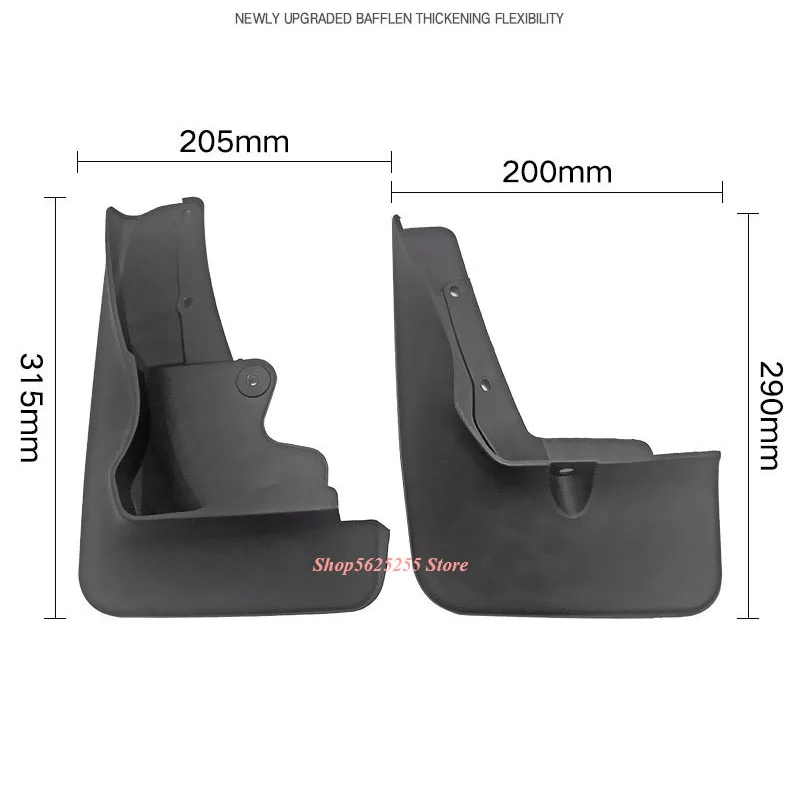 Car Mudflap for Mitsubishi ASX 2021 2020 Fender Mud Flaps Guard Splash Flap Front Rear Wheel Mudguards Accessories