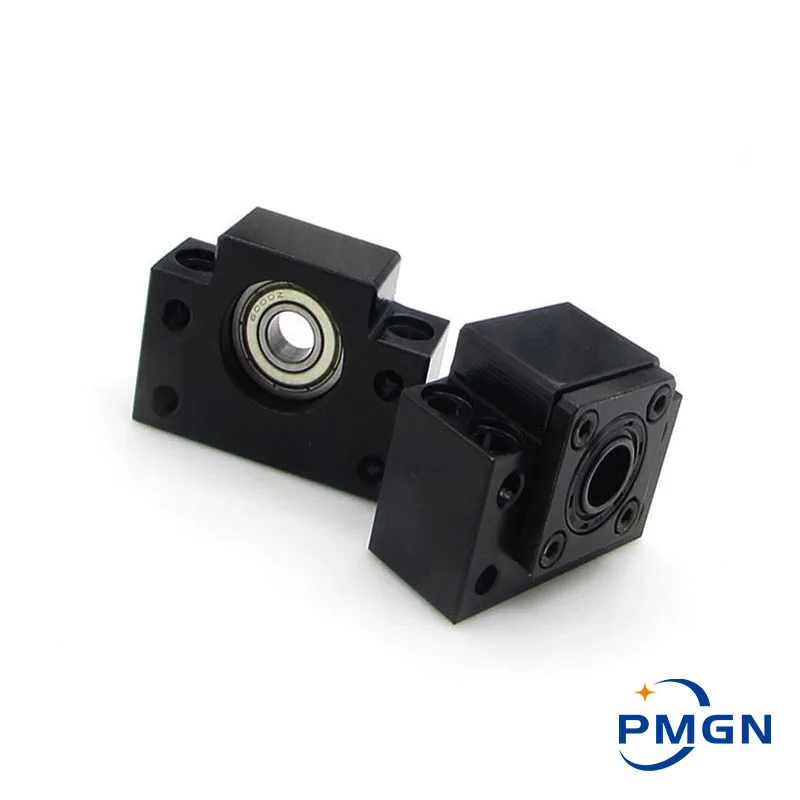 High quality BK12 BF12 Set : 1 pcs of BK12 and 1 pcs BF12 for end Support for SFU1605 Ball screw Support CNC XYZ PMGN