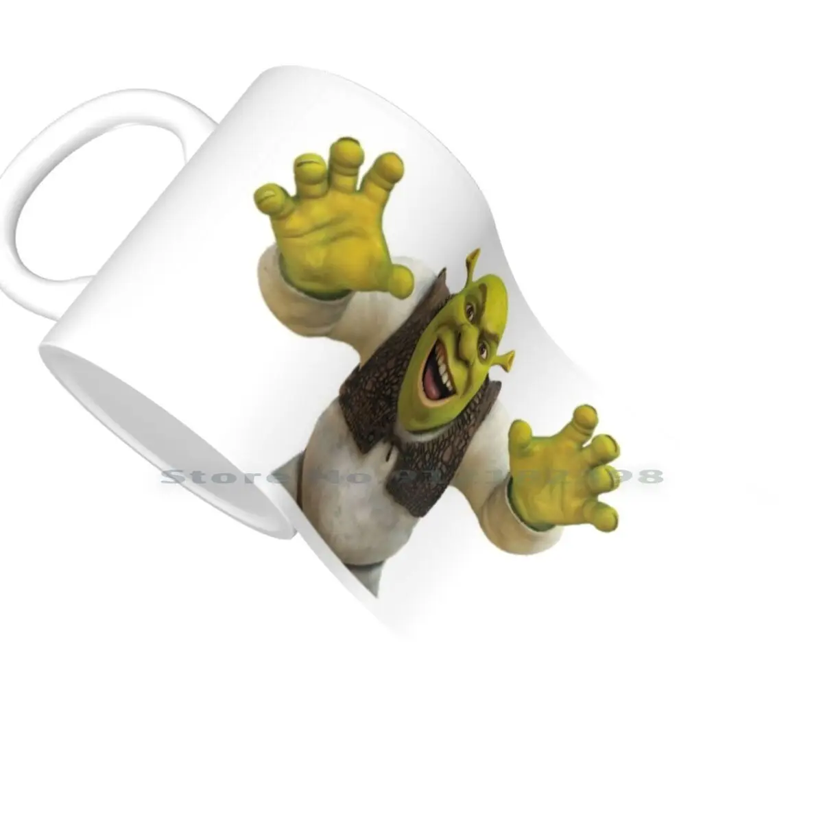 Shrek Is Love Shrek Is Life Ceramic Mugs Coffee Cups Milk Tea Mug Shrek Ogre Meme Creative Trending Vintage Gift Bottle Cup