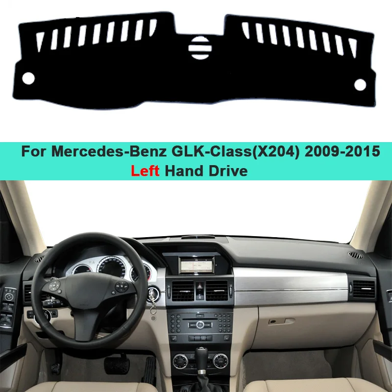 For Mercedes Benz GLK X204 2009-2014 2015 Anti-Slip Mat Dashboard Sunshade Dashmat Accessorie GLK280 GLK300 GLK350 GLK220 GLK250