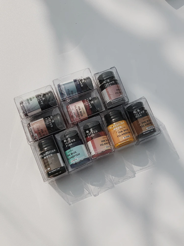 Colorfast Ink Waterproof Ink 24 Color 5ml Non Carbon Non Blocking Pen Ink