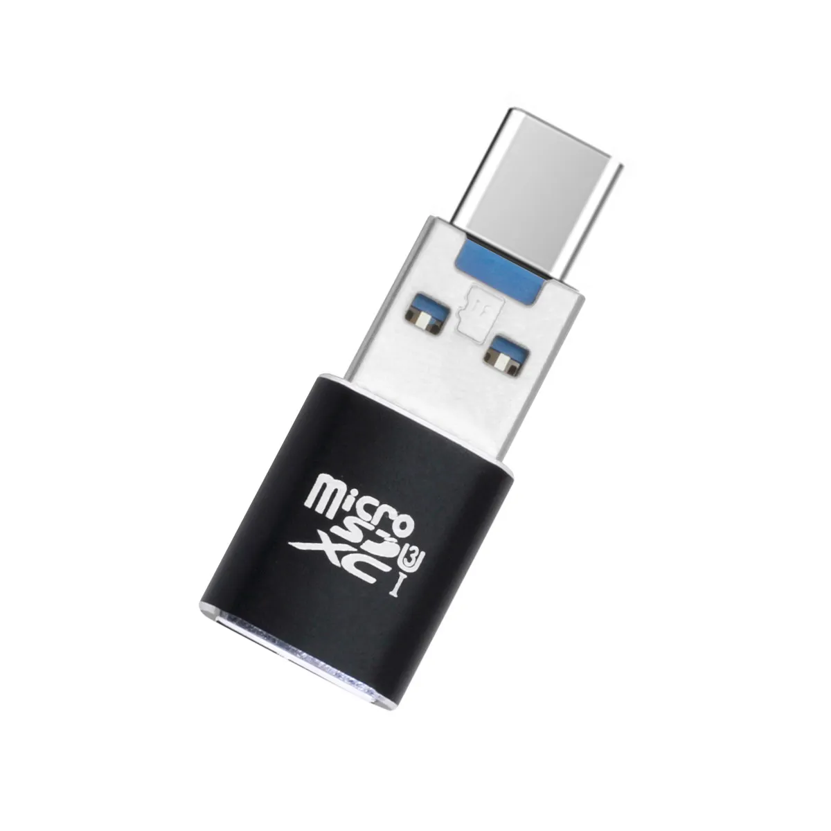 USB 3.0 to Micro SD SDXC TF Card Reader with Micro Type-C USB-C OTG Adapter for Tablet / Cell Phone