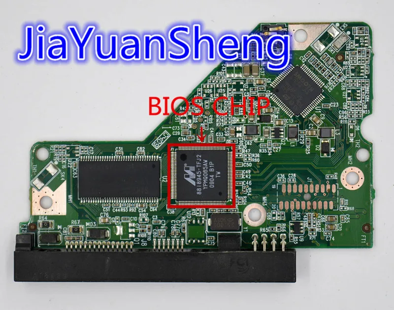 HDD PCB / Logic Board / 2060-701640-000 REV P1  / 2061-701640-E00 , 2061-701640-A00 / WD10EADS,WD10EAVS,WD10EVVS