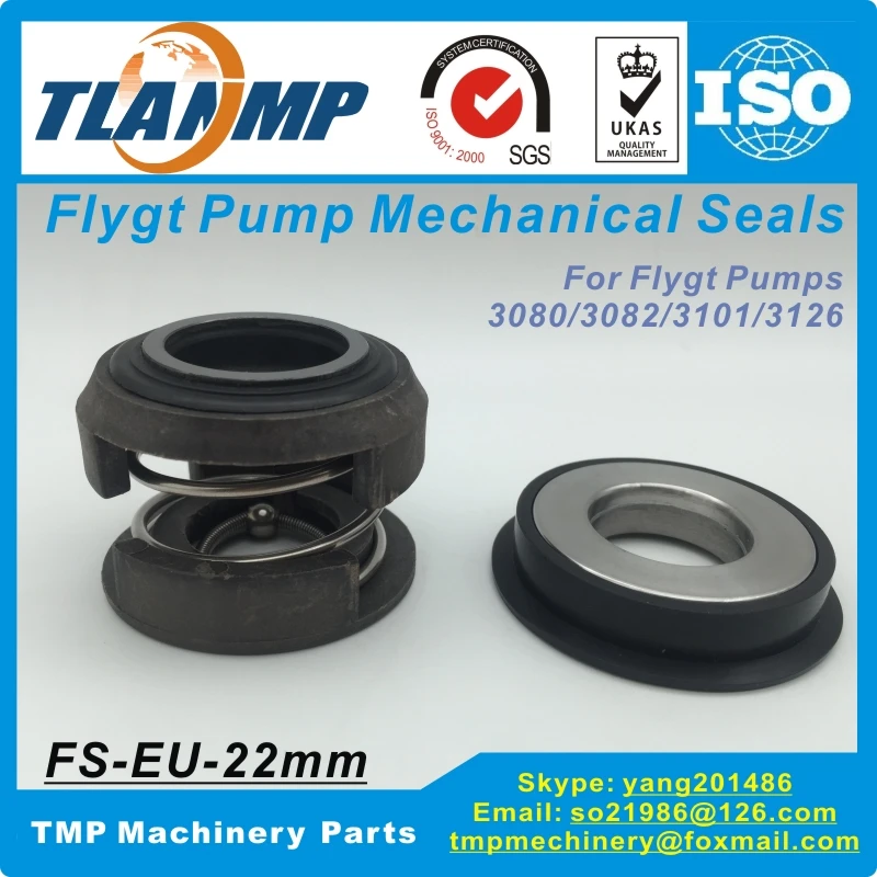 

FS-EU-22 , FS-EL-22 Shaft size 22mm Fly-gt Mechanical Seals for Fly-gt 2070/3082/2102-040 pumps Upper/Lower Seals