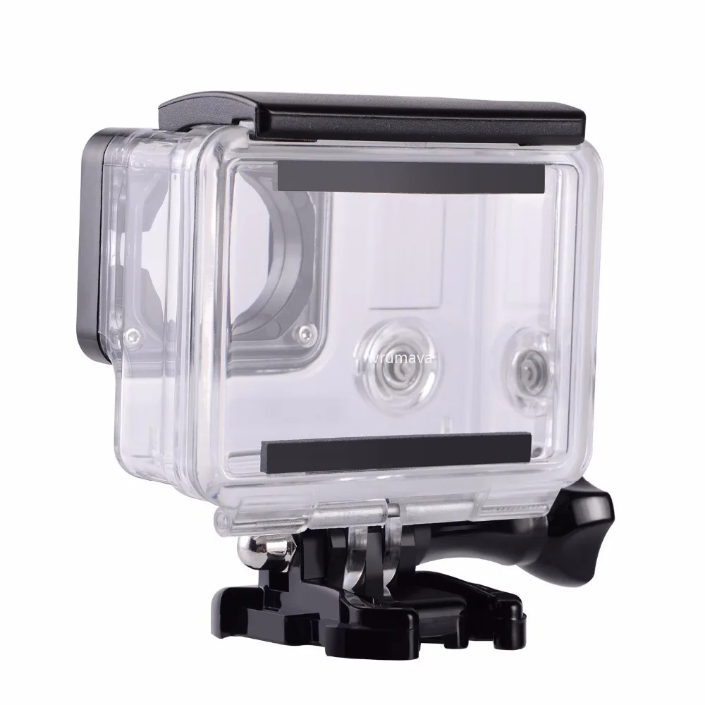 Per Gopro custodia impermeabile per Gopro hero 4 Hero3 + Hero 3 accessori per scatola protettiva subacquea