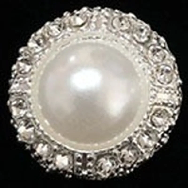High Quality 1pcs Metal Rhinestone Button DIY Sweater Suit Plush Skirt Decoration Button Accessories