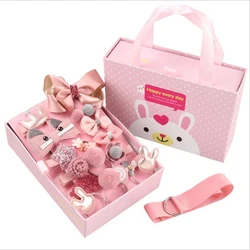 18-piece gift box children's hair accessories Korean princess super fairy cute cute little girl hairpin baby hairpin