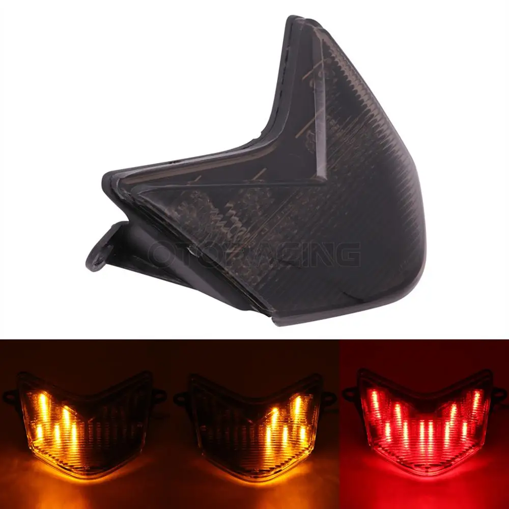 

Motorcycle LED Tail Lights Brake Turn Signals Lights For Kawasaki Ninja ZX 636 600 ZX-6R ZX6R Z750S 2005-2006 ZX10R 2006-2007