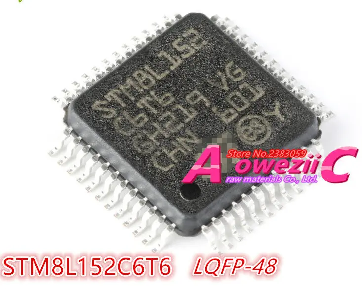 100% new original STM8L152K4T6 STM8L152K6T6  STM8L152C6T6 STM8L152C8T6 QFP32/48 STM8L152R6T6 STM8L152R8T6 STM8L152M8T6 QFP64/80