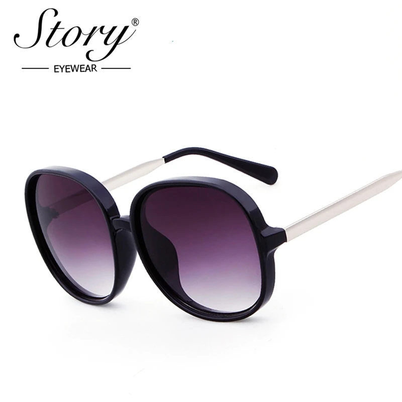 STORY Brand Designer Big Frame Sunglasses Female UV400 Shades Dark Green Women Sunglasses Oversized Luxury Sun Glasses oculos image 5
