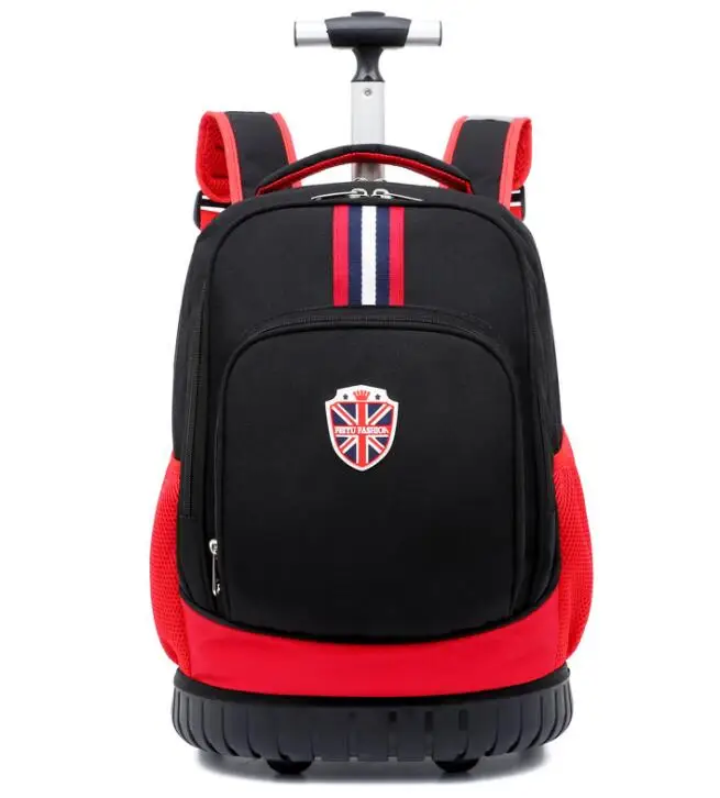 18 inch School backpack On wheels Wheeled backpack for kids Trolley backpack bags for teenagers Children School Rolling backpack