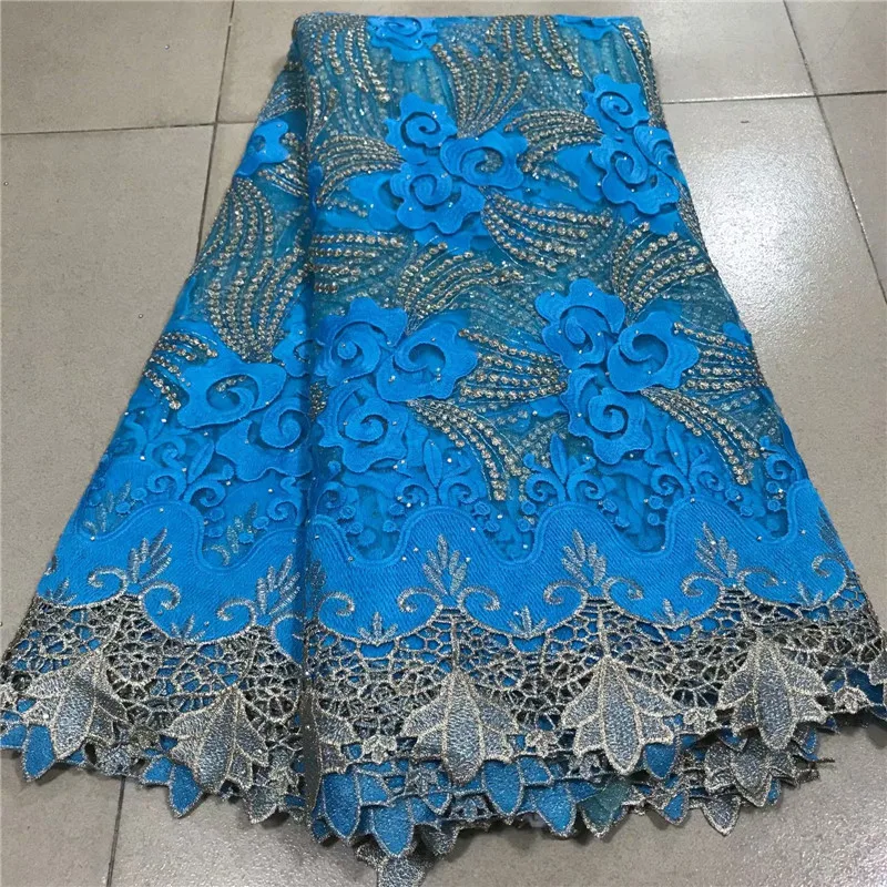 Latest Nigerian French Swiss Voile Lace In Switzerland For Party 2020 green/gold New Design African Guipure Laces Fabric